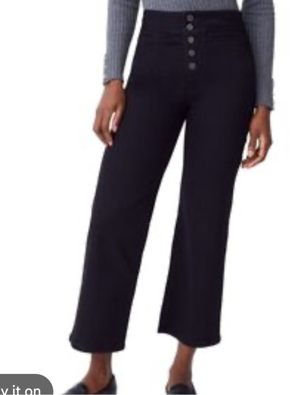 J McLaughlin wide leg button fly pants size  8 no size tag